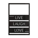 Akrylowa dekoracja Live Laugh Love