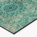 Stænkplade til køkken Mandala Boho guld-grøn - Bloomery Decor