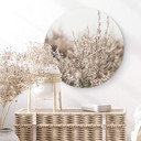 Tableau sur alu-Dibond Annie - Herbes - Rond