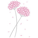 Sticker mural - Hortensia