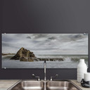 Stænkplade - Rock in the Surf - Panorama - AluDibond
