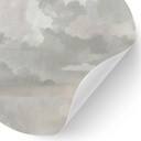 Muursticker Velvet Smoke - Abstracte Wolken - Sir Edward x Grigory Gladarev - Rond