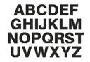 letras decorativas 3D alfabeto (26 piezas)