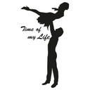 Sticker mural - Time of my Life