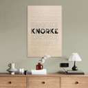 Holzbild Knorke