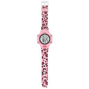 Sport Armbanduhr | Digitale Uhr für Kinder und Jugendliche | Pink Gepardmuster