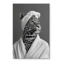 Glasbillede - Royale Spa time-out med leopard - Rahner