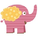 Sticker mural - Éléphant