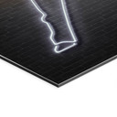 Billede af Freddy Mercury - Mielu – print på aluminium (Alu-Dibond)