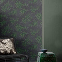 Rasch Vliesbehang Kimono olijfgroen