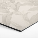 Sekskantet Billede Urban Jungle Tropical Leaves Cream - Bloomery Decor - Aluminium Dibond