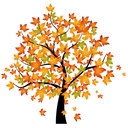 Sticker mural - Arbre Automne 1
