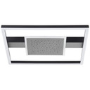 Deckenleuchte Maximilian, schwarz, 5 x 37 cm, Metall Glitzereffekt