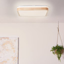 Deckenleuchte Selma, braun, 8 x 39 cm, Holz Lampe