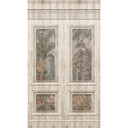 Fototapeta z wizerunkiem lasu Antique Beige Brown - Rozszerzalny wzór