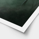 Poster Bosmagie in de ochtendmist groen - Ms Tiff