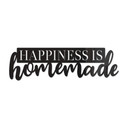Litery akrylowe Happiness is homemade