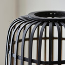 Stehleuchte Willi, braun, 130 x 45 cm, Bambus Stehlampe