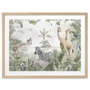 Poster jungle dieren op Afmeting - Ms Tiff