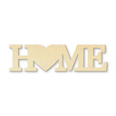 Drewniane litery Home-Heart
