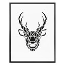Plakat - Jeleń origami