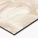Stænkplade til køkken med palmer i en beige jungle - Bloomery Decor