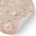 Wandtattoo Vögel auf Kirschblüten - Cheney - Rund