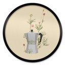 Plakat Frida Floral Studio - Mocha Floral - okrągły
