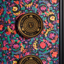 Versace tapet i farverigt og sort non-woven tapet med blomster design tapet Floral