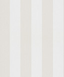 Stribet tapet non-woven Novamur Yvi hvid, hvid, beige