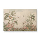 Obraz drewniany Tropikalna idylla z niebieskim kolibrem - Bloomery Decor