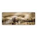 Tableau sur verre Xie - Lights in Singapore - Panorama