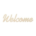 Drewniane litery Welcome 