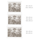 Poster landschap met tuinlandschap in beige - Ms Tiff