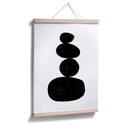 Plakat Nouveauprints - Pebbles 3 czarny