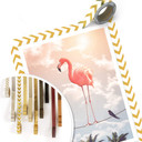 Plakat Loose - Flamingo i przyjaciele