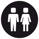 Muursticker Emoji WC