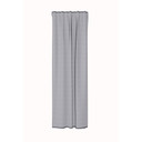 Homing Vorhang Lisa mit verdeckten Schlaufen grau -  2,45x1,40 m