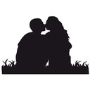 Sticker mural - Amoureux