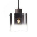 Pendelleuchte Benett, braun, 122 x 90 cm, Glas Pendelleuchte