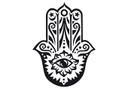 Muursticker Hamsa - Hand van Fatima