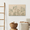 Obraz drewniany las tropikalny z kakadu - Bloomery Decor