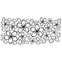 Wallsticker Blomster inkl. 3 fotorammer