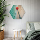 Hexagone - alu-Dibond Ambra - Au bord de la mer