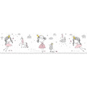 A.S. Création Lovely Kids Frise autocollante enfant - Rosé, Gris