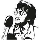 Wallsticker John Lennon