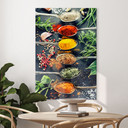 Wandbild Kräutervielfalt 01 - Alu-Dibond
