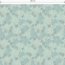 Tapet med mønster Graphic Flowers - grene turkis