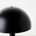 Tischleuchte Lasse, schwarz, 35,5 x 20,3 cm, Metall Pilzlampe