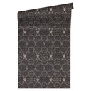 Versace Papier peint de designer - argent, Noir